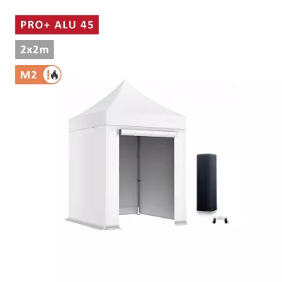 XPTENT - PACK Tonnelle pliante PRO - Alu 40mm 2x2m ● Bâche 300g/m²