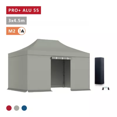 XPTENT - PACK Barnum pliant PRO+ Alu 55 3x4,5m ● Solide, Haute Qualité