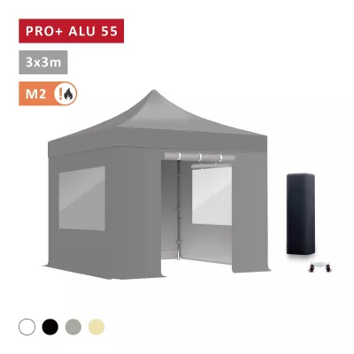 XPTENT - Barnum pliant PRO+ Alu 55mm 3x3m ● Très Solide, Haute Qualité