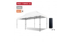 XPTENT - Tonnelle pliante PRO - Alu 45mm 3x3m ● Bâche 450g/m² Étanche