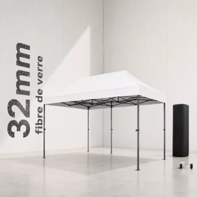 Faltzelt Pro - Alu 40mm 3x3 ● Faltpavillon, Marktzelt - XPTENT