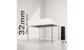 XPTENT - Tonnelle pliante PRO - Alu 45mm 3x3m ● Bâche 450g/m² Étanche