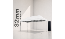 XPTENT - Tonnelle pliante PRO - Alu 45mm 3x3m ● Bâche 450g/m² Étanche