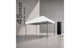Barnum pro 3x4,5m Fibres de Verre 45mm - léger - XPTENT -  toit polyester pvc