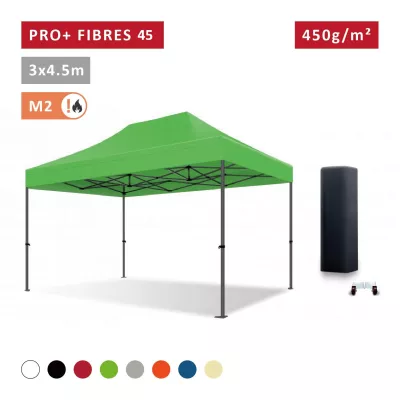 Barnum pro 3x4,5m Fibres de Verre 45mm - léger - XPTENT -  toit polyester pvc