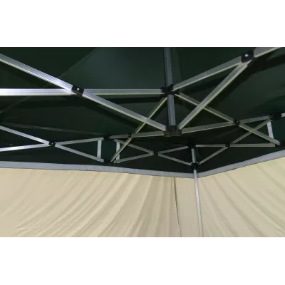 Barnum pliant pro 2X2m Alu 45mm - ultra léger et flexible - technologie XPTENT - toit polyester pvc 380 g/m2