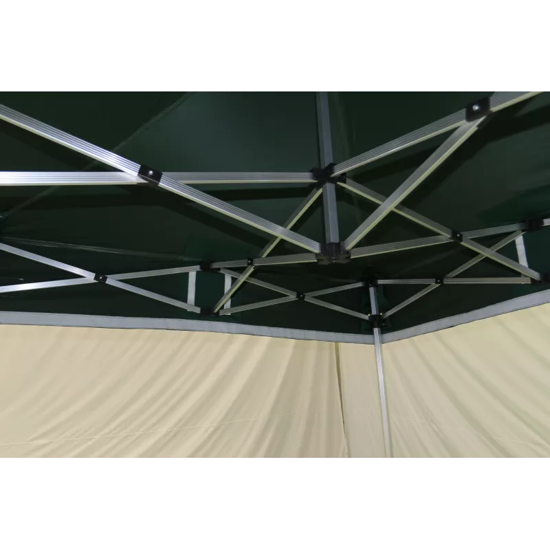 Barnum pliant pro 2X2m Alu 45mm - ultra léger et flexible - technologie XPTENT - toit polyester pvc 380 g/m2