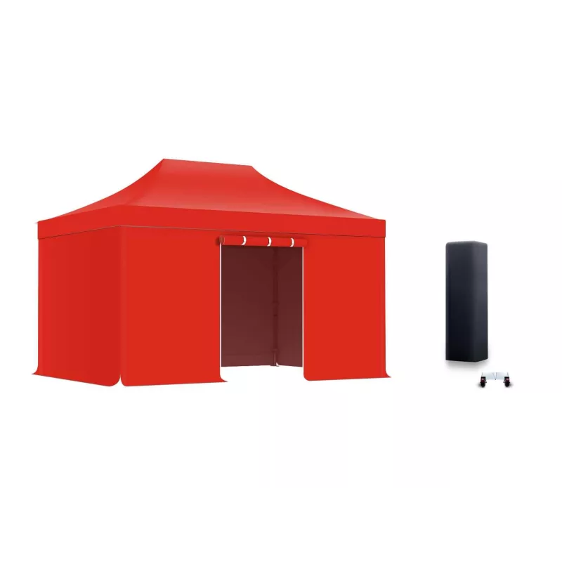 Pack Barnum pliant Acier premium 32mm 3X4,5m  - XPTENT - toit polyester pvc 450 g/m2