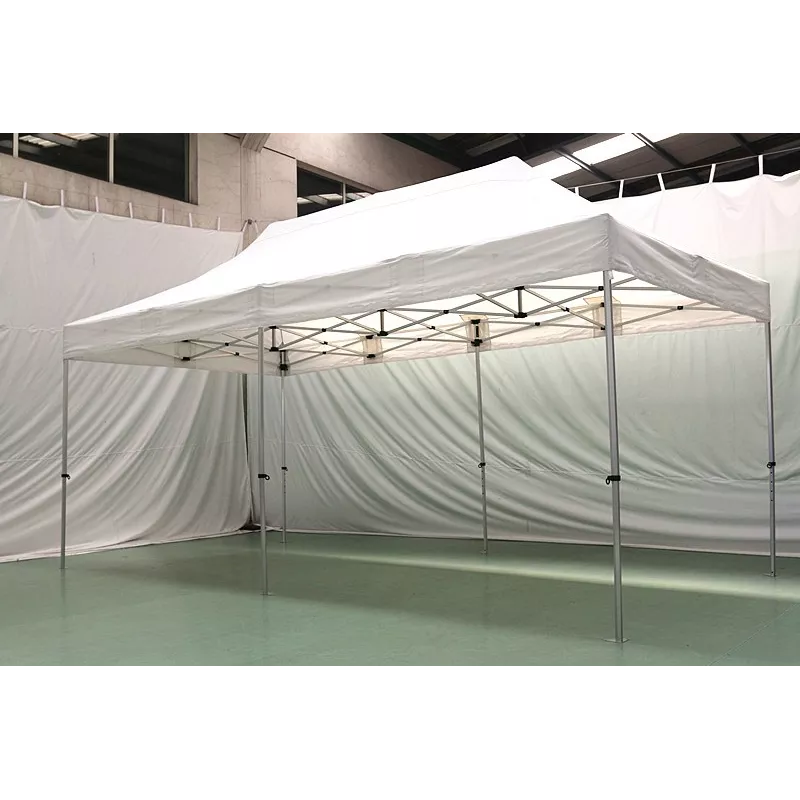 XPTENT - Tonnelle pliante PRO - Alu 45mm 3x6m ● Bâche 450g/m² Étanche polyester pvc