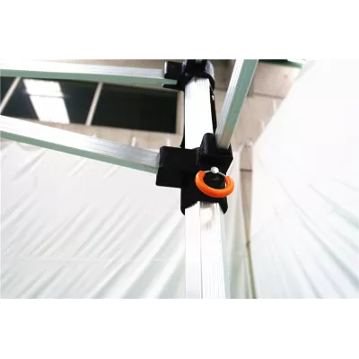 Pack fenêtres rideaux Barnum Pro Alu 45mm 3X4,5m - tonnelle pliante - solide - bâche toit 450 g/m2