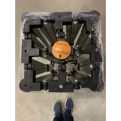 Barnum Alu 45mm ULTRA-pliante - 3x3 - Pro - Tonnelle - Barnum, Étanche, M2 - toit polyester pvc 450g/m2