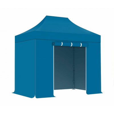 PACK Acier 30mm - 2x3 - Medium - Tente Pliante, Gazebo - Bleu azur
