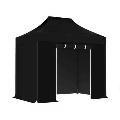 PACK Acier 30mm - 2x3 - Medium - Tente Pliante, Gazebo - Noir