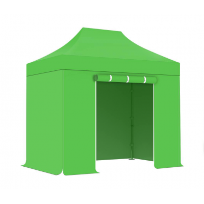 PACK Acier 30mm - 2x3 - Medium - Tente Pliante, Gazebo - Vert pomme